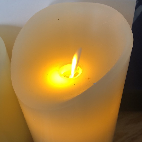 Set of 3 frameless remote controlled candles - Picture 2 of 5